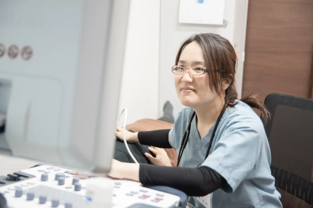 診察中の様子